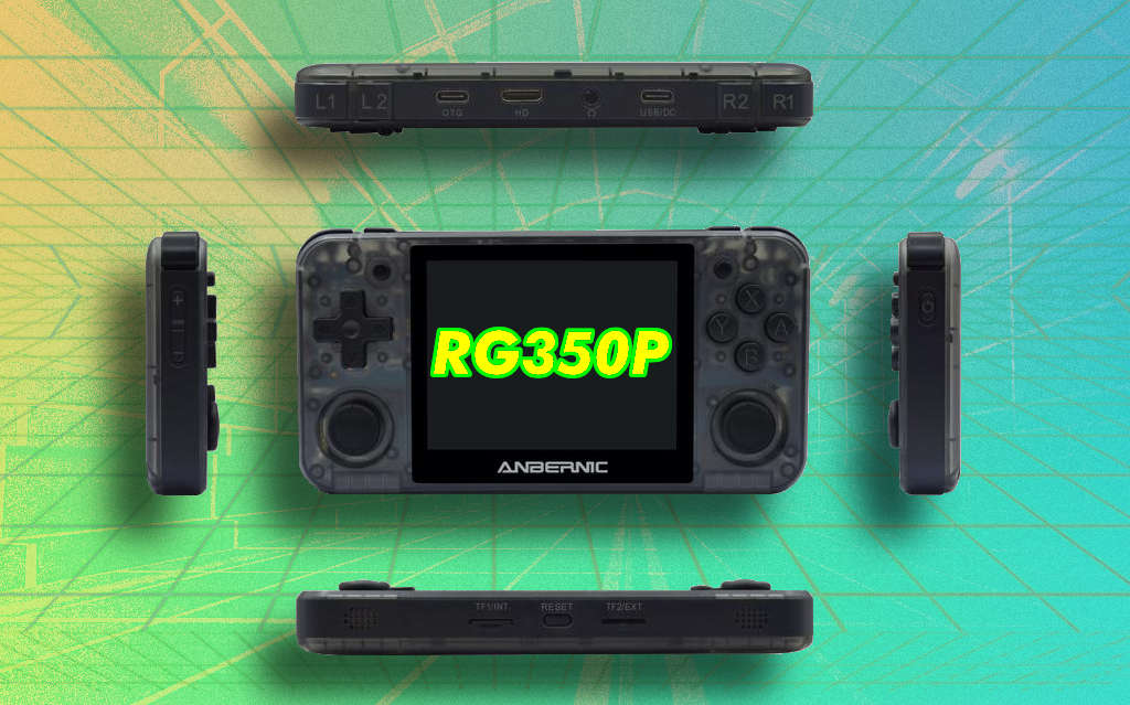RG350P Future Retro Synthwave Handheld