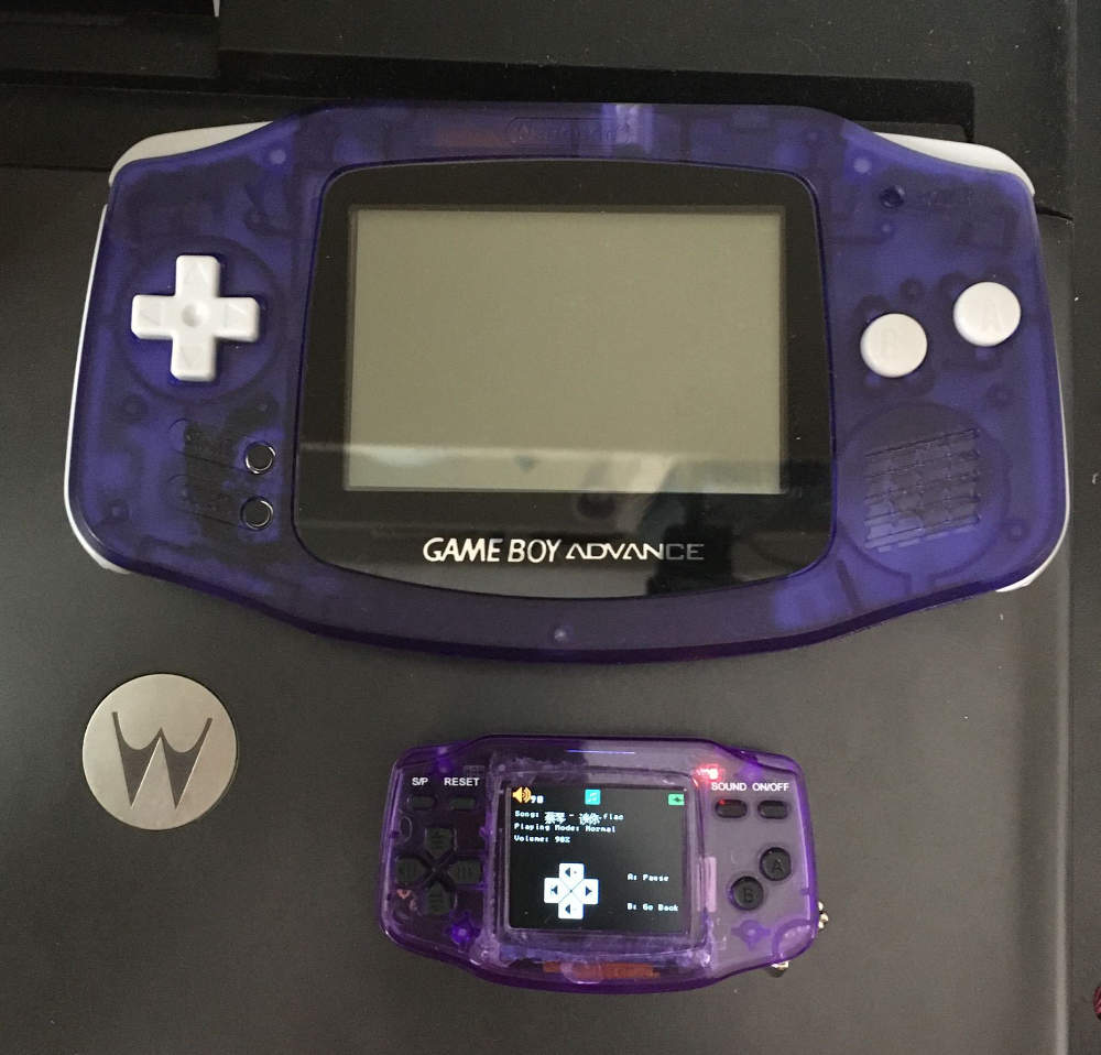 Gameboy Advance vs GBA Nano